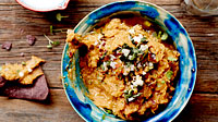Pumpkin Mole with Pistachio Salsa Picante