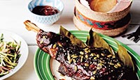 Slow Roasted Lamb “barbecoa style” with Tamarind Chilli Mole 
